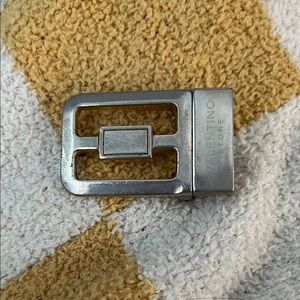 Valentino Store Silvertone Belt Buckle